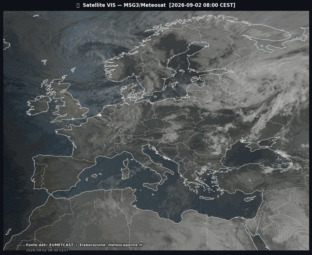 Animazione satellitare VIS diurna — Meteo Capanne EUMETCast